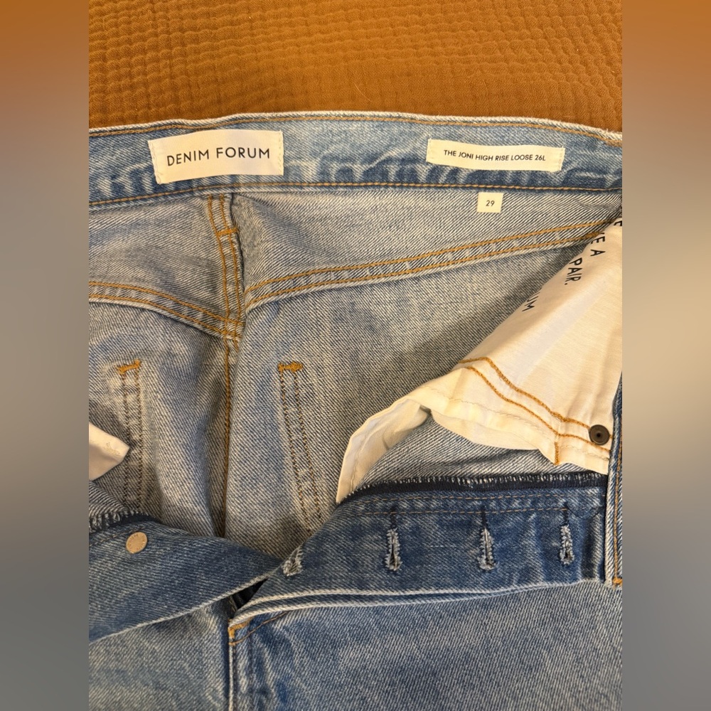 Denim Forum The Joni High Rise Loose Jean - Picture 3 of 7